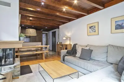 Zona de estar de Luderna - Apartamento Val de Ruda B15 Baretja