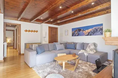 Zona de estar de Luderna - Apartamento Val de Ruda B17 dera Artiga
