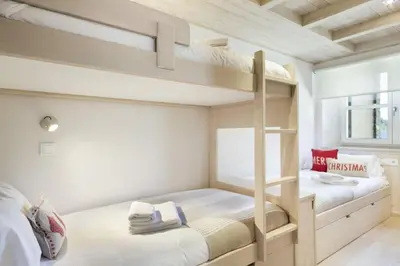Cama o camas de una habitación en Luderna - Apartamento Val de Ruda B26 des Garonets