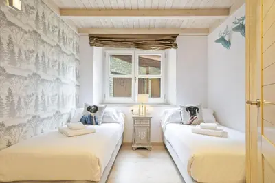 Cama o camas de una habitación en Luderna - Apartamento Val de Ruda B52 dera Montjòia