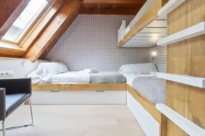 Cama o camas de una habitación en Luderna - Casa Serra Nauta