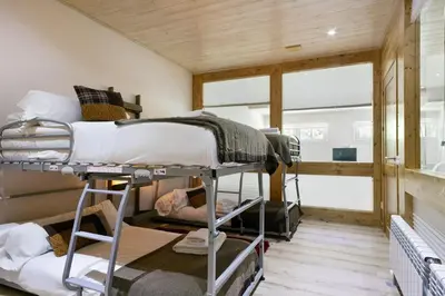 Cama o camas de una habitación en Luderna - Casa Val de Ruda IV des Artiguetes