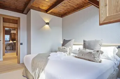Cama o camas de una habitación en Luderna - Dúplex Val de Ruda C12 Tuc der Òme
