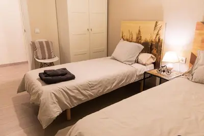 Cama o camas de una habitación en Lo passeig