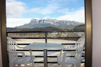 Vista general de una montaña o vista desde el apartamento