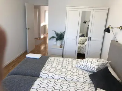 Cama o camas de una habitación en Apartamento Turístico El Enclave