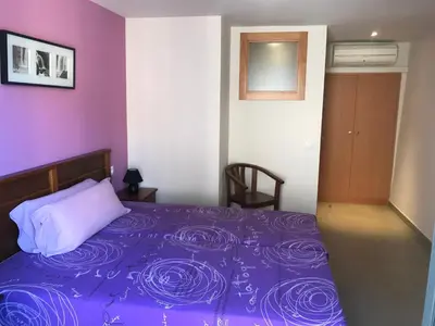 Cama o camas de una habitación en Apartaments Ca L'Albert