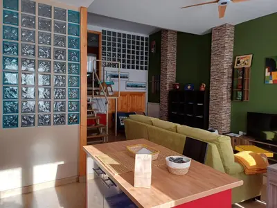 Zona de estar de Apartamento Puerta del Pirineo