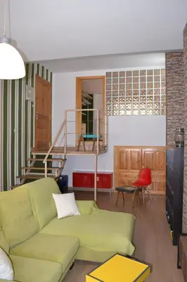 Zona de estar de Apartamento Puerta del Pirineo