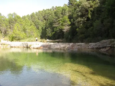 Paisaje cerca de este chalet de montaña