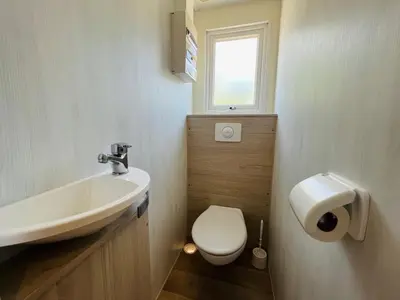 Un baño de Camping Oliana