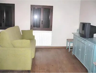 Zona de estar de Comfortable Apartment with Mountain View in Laspaúles