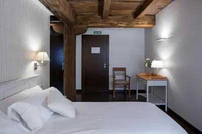 Cama o camas de una habitación en Casa Rural Enea