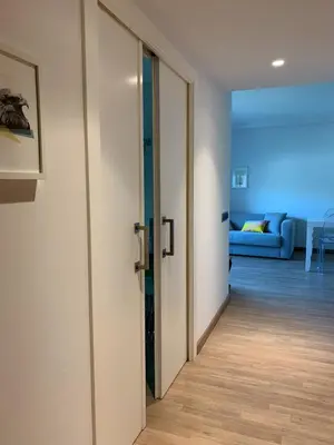 Cama o camas de una habitación en Apartamento Somos Ainsa