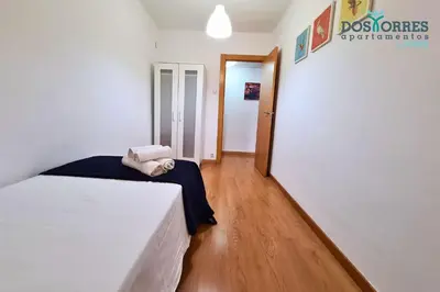 Cama o camas de una habitación en Dos Torres Légolas - Parking privado