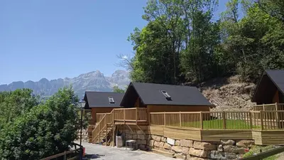 Paisaje cerca de este camping