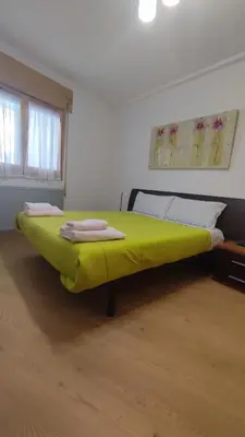 Cama o camas de una habitación en Biescas Doctor Fleming reg VU-HU-19-226