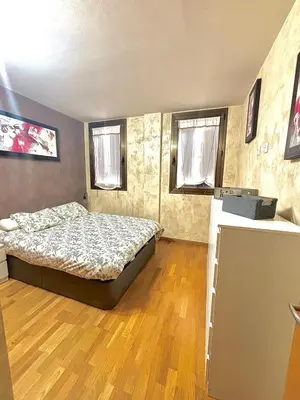 Cama o camas de una habitación en APARTAMENTO L AÜT