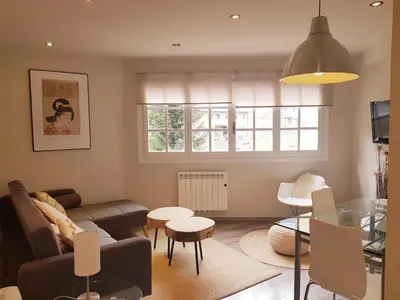 Zona de estar de Apartamento moderno Vielha centro