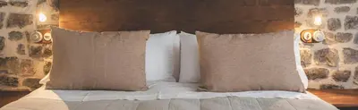 Cama o camas de una habitación en Tetxe B&B Roncal