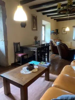 Zona de estar de Posada de Ziga