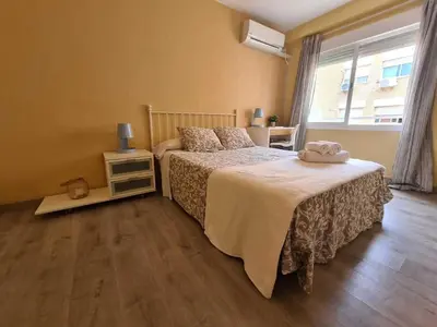 Cama o camas de una habitación en Dos Torres Frodo - Parking privado gratis