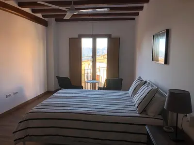 Cama o camas de una habitación en Cal Campana