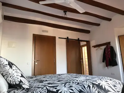 Cama o camas de una habitación en Cal Campana