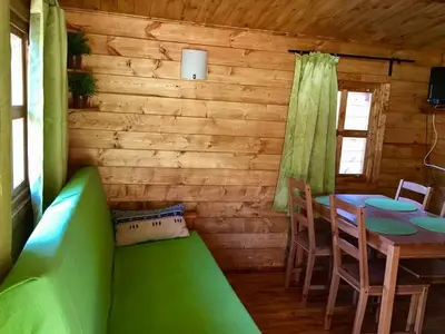 Zona de estar de Resort Camping Solopuent