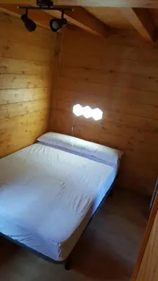 Cama o camas de una habitación en Resort Camping Solopuent