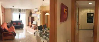 Zona de estar de Apartamento Cinca Pirineo en Aínsa