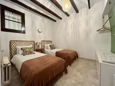 Cama o camas de una habitación en Cal Pere de L'Onclet