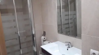 Un baño de Cozy apartment Plaza del Pilar - San Felipe