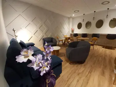 Zona de estar de Habital Suites
