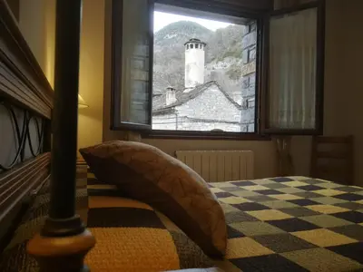 Cama o camas de una habitación en Apartamentos Casa Aneta