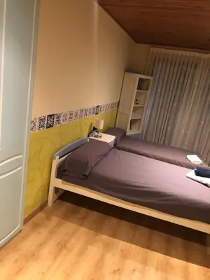 Cama o camas de una habitación en Corral de Jaume