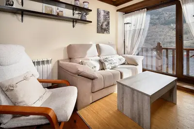 Zona de estar de Apartamento La Santeta de Aran