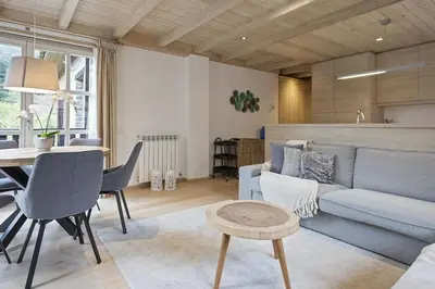Zona de estar de Luderna - Apartamento Val de Ruda A30 Manaud
