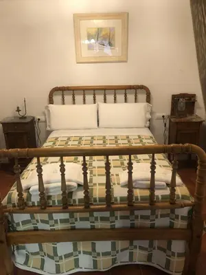 Cama o camas de una habitación en Casa Solariega