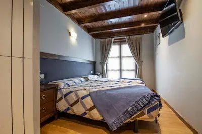 Cama o camas de una habitación en ANETO de Alma de Nieve