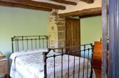 Cama o camas de una habitación en Apartamento Vivienda Sampietro