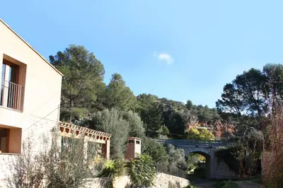 Paisaje cerca of this country house