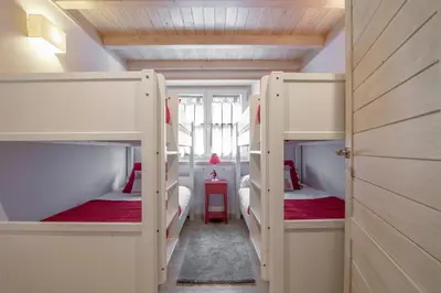 Cama o camas de una habitación en FLOC DE NEU de Alma de Nieve