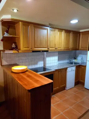 Una cocina o zona de cocina en Acogedor Apartamento 2 Habitaciones en Boí