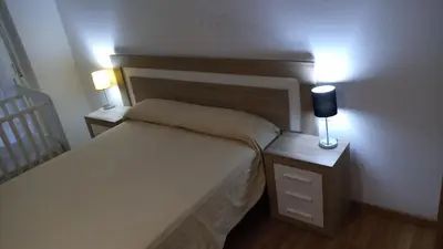 Cama o camas de una habitación en New, cozy apartment Plaza del Pilar-Fuenclara