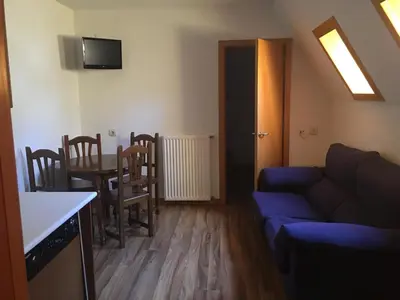 Zona de estar de Apartamento a pie de pistas