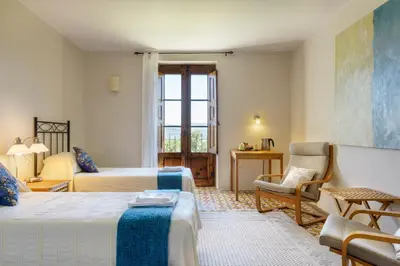 Cama o camas de una habitación en Casa Sarasa