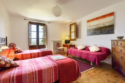 Cama o camas de una habitación en Casa Sarasa