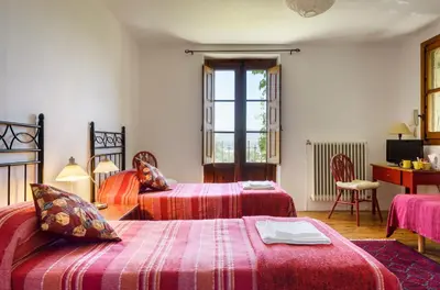 Cama o camas de una habitación en Casa Sarasa