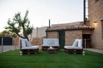 Zona de estar de Casa Clotilde